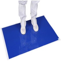 클린룸 매트 끈끈이 패드 스티커 끈적이 실험실 300장, 블루90120cm초대형300매