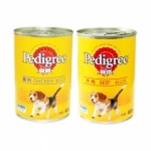 24개1박스 페디그리 캔 400g 개껌 반려견 치석제거껌 사사미 간식 애견 강아지 비스켓, 쇠고기, 본상품선택