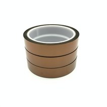 테이프 단열 절연 방수 고온 폴리이 미드 접착 접착 인쇄 보드 보호, 40mm x 33m, 샴페인, 0.06mm