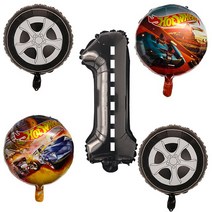 손물레 돌림판 도자기 도예 턴테이블 뜨거운 바퀴 생일 파티 장식 번호 1 2 3 4 5 6 7 8 소년 경주 자동차