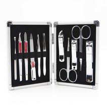 프리미엄 네일케어 11종세트 고급형 손톱깎이세트 알루미늄 하드케이스 국산