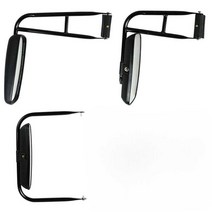 지게차 백미러 사이드 미러 굴삭기 대형 트럭 중장비, 인라인 미러미러 2개, 1개