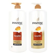팬틴 대용량 샴푸린스 2종 모이스처 극손상 샴푸 컨디셔너 1200ML 2개, 1세트