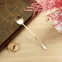 1300K 순수담 명인 명장 전통 방짜유기 티스푼, 단품