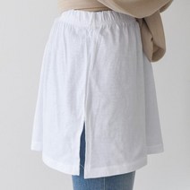허리밴드 이너나시 코디아이템 트임 레이어드스커트