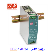 민웰 SMPS 파워써플라이 EDR-120-24 (24V 5A 찬넬 취부형), EDR-120-24(24V 5A)