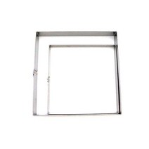 [3개묶음 할인]낮은 사각틀 파베초콜릿틀 가나슈틀 (대) JWK-37256 낮은무스링 사각틀 떡틀 양갱틀