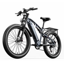 전기자전거 접이식 SHENGMILO-전기 자전거 500W 26 인치 48V 15AH 전체 충격 흡수 Ebike MX05 전기, 01 48V 15AH gray, 한개옵션1