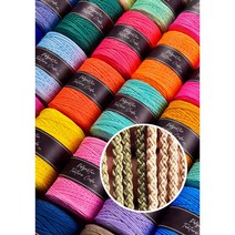 3.0mm 500g 소프트 폴리에스터 텍스쳐 코드 뜨개실 재료 네트백실 부드러운 여름실, No.23, 1개