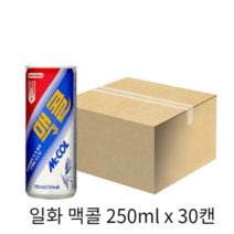 일화 맥콜 250ml x 30캔 1박스 탄산음료