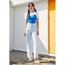 [에고이스트][BLUE LABEL] 스트레이트핏 논스판 데님 팬츠 (EQ2ODP09)