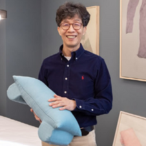 1세트(2개) 홍성돈숙면베개 본사직판 고인돌베개 숙면베개특허 꿀잠베개, 핑크