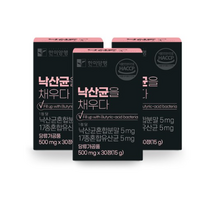 한미양행 낙산균을 채우다 15g, 30정, 3개