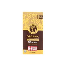 다크초콜릿 선물 코팅 고급초콜릿 이퀄 익스체인지 Organic 다크 Chocolate Almond 2.8 oz, 12 Pack of 2.8oz
