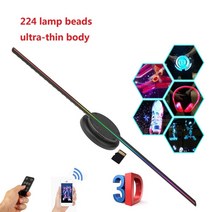 3d 홀로그램 프로젝터 광고 디스플레이 팬 벽걸이 형 wifi led 플레이어 로그인, 미국 플러그