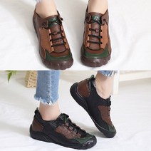 벨루치슈즈 여성 천연가죽 5cm 발편한 푹신한 신발 컴포트화 효도화 무지외반증 신발