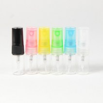 스윗바틀 향수공병, 100개, ②2ml 투명유리병/주황색캡