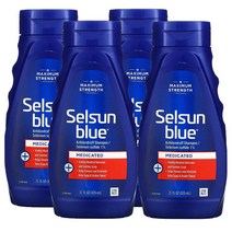 셀선블루 안티 댄드러프 비듬 샴푸 325ml 4개