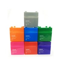 데미 우에보 디자인 큐브 왁스 포마드 단발 펌 컷, 소프트 글로스(핑크), 1개