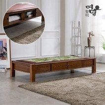 여명흙침대 히말라야 연옥 돌침대 통서랍 카우치 평상, 단품