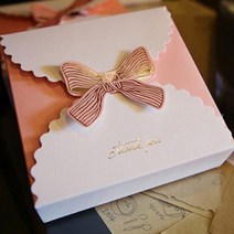 박스제작 초콜릿포장 쿠키 예단함 싸바리 크라프트 기프트 단상자 화과자 상자, 색상, 핑크