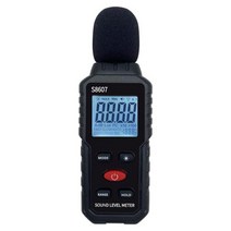 소음 층간소음 측정기 A-가중 소음 감지기 30-130dB 미니 데시벨 모니터링 장치 디지털 디스플레이 고정밀, 01 S8607