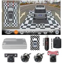 어라운드뷰 후방 사이드 카메라 자동차 버드 서라운드 뷰 360 어라운드와 소니 2012 카메라 벤츠 GLS, 06 Calibration