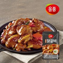 올품 닭갈비 데리야끼맛 1.8kg 냉동 300gx6팩, 없음
