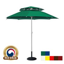 드림레저 FRP 파라솔 2700 (받침대 별매), 그린