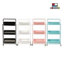 루마루 다용도 원터치 접이식 3단 폴딩 트롤리, 민트