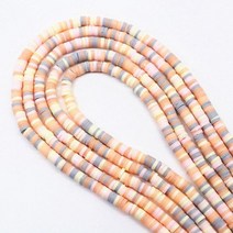 플랫 라운드 폴리머 클레이 비즈 칩 디스크 DIY 수제 보석 만들기 목걸이 찾기용 느슨한 스페이서 4mm 6mm, 6mm 350pieces1strand, 10