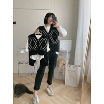 QZZ0024 엄마랑 아들 봄가을 간절기 면티 니트 조끼 세트 모자 모녀 맘커플 패밀리룩 등하원룩