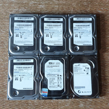 PC용 데스크탑 하드디스크 SATA방식 320GB 중고 랜덤발송