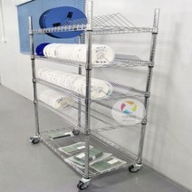 초자건조대 실험실 드라이 랙 다목적 비커 건조대, 1215x457x1040x2더블1싱글및더블팔걸이+휠