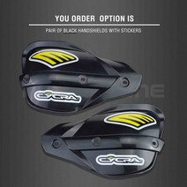 powerzone probend handguards for honda ktm adv exc endurohusqvarna te crf wrf drz klx 오토바이 먼지 호환, 검은 손 방패