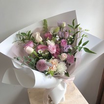 남구꽃배달 해운대꽃집 중형꽃다발 연보라색감, 강서구/기장