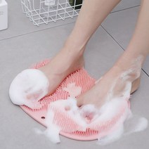 촘촘 풋브러쉬 실리콘 발닦이 세척매트 발바닥관리 발각질제거 발씻기, No.02 촘촘 풋브러쉬 핑크, No.02 촘촘 풋브러쉬 핑크