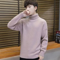 가바바 남성 목폴라니트 파스텔톤 컬러로 따뜻하고 훈훈한 느낌 스웨터 G17173