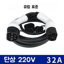 전기차 충전기 7핀 휴대용 케이블 충전케이블 커넥터, 220V(5m)