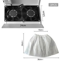 흡진기 네일 드릴 젤네일 가정용 전문가용 미니 필터 3pcs 집진기 가방 진공 청소기, b
