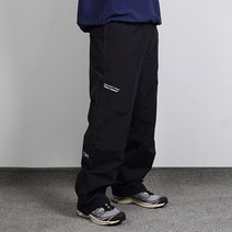 우븐 커팅 팬츠 [블랙]