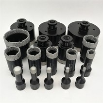 건식 코어 비트 코아날 진공 브레이징 다이아몬드 드라이 드릴링 드릴 스레드 도자기 타일, 76mm, 75mm, 58-11 스레드