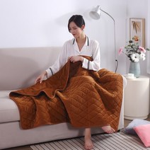전기장판 1인용전기장판 USB 전동 전지가위 히터 담요 적외선 난방 패널 다기능 따뜻한 패라이 벨벳 패드, 02 coffee_03 100x140cm Zipper