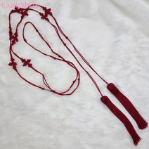3번 성인 남성한복 술띠 수술 도포끈 매듭띠 한복장신구 남자 결혼식 웨딩 촬영 악세사리 소품 신랑한복 장신구