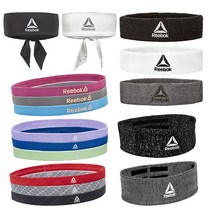 리복 스포츠헤어밴드 축구머리띠 운동머리띠 테니스헤어밴드 요가헤어밴드 농구헤어밴드 땀밴드 스포츠머리띠, 블랙
