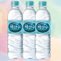 백산수 500ml 20개 40개 60개 80개 무라벨 에코 랜덤 가정배달 먹는, 500미리 59개