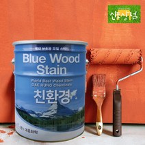 친환경우드 오일스텐 방부목페인트 투명오일스테인 데크칠 목재용방수 외부데크 투명 다양한 컬러 색상, 16리터, DHC-108 체리, 1개