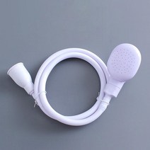 휴대용 간이 샤워헤드 야외 샤워기 캠핑 산책 낚시 세차호스 애견샤워기 잔디호스 세면대호스연결 샤워기 간이