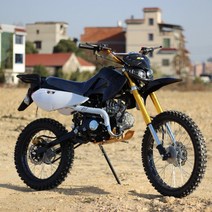 레저용 산악 바이크 오토바이 모터사이클 125cc 2인승 19 16인치 가솔린 오프로드, 그린