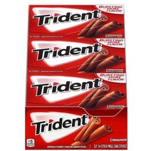 Trident 트리덴트 계피 무설탕 껌 15팩